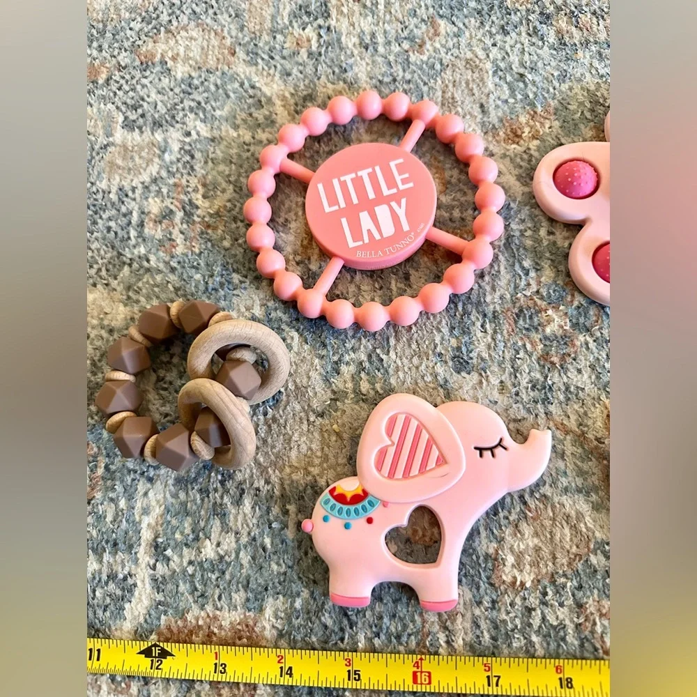 Baby Girl‎ Toy Bundle Sensory Rattles Teethers Activity Toys